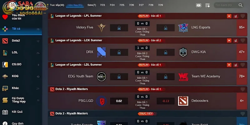 Đa dạng giải đấu đẳng cấp quốc tế