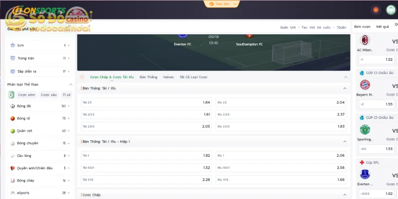 Kèo thẻ cho phép người chơi dự đoán tổng số thẻ vàng và thẻ đỏ trong một trận đấu