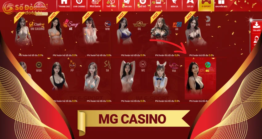 MG Casino - Sảnh casino được yêu thích nhất tại SODO66