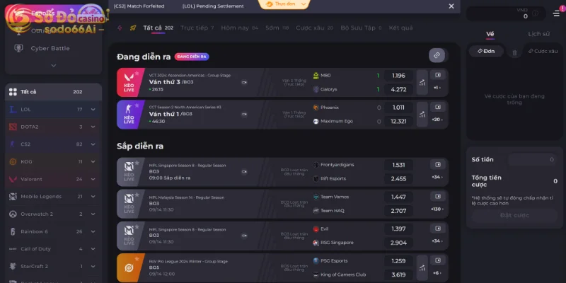 Tận hưởng đồ họa sảnh IM Esports vô cùng sống động