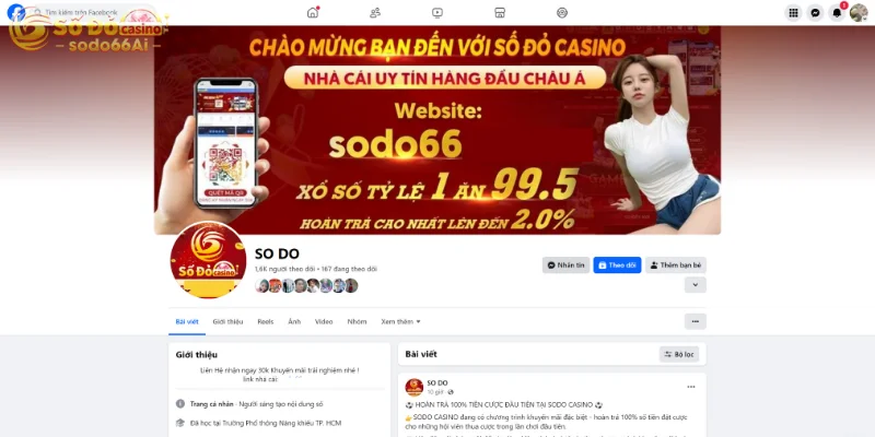 Truy cập Facebook Sodo hoàn toàn miễn phí